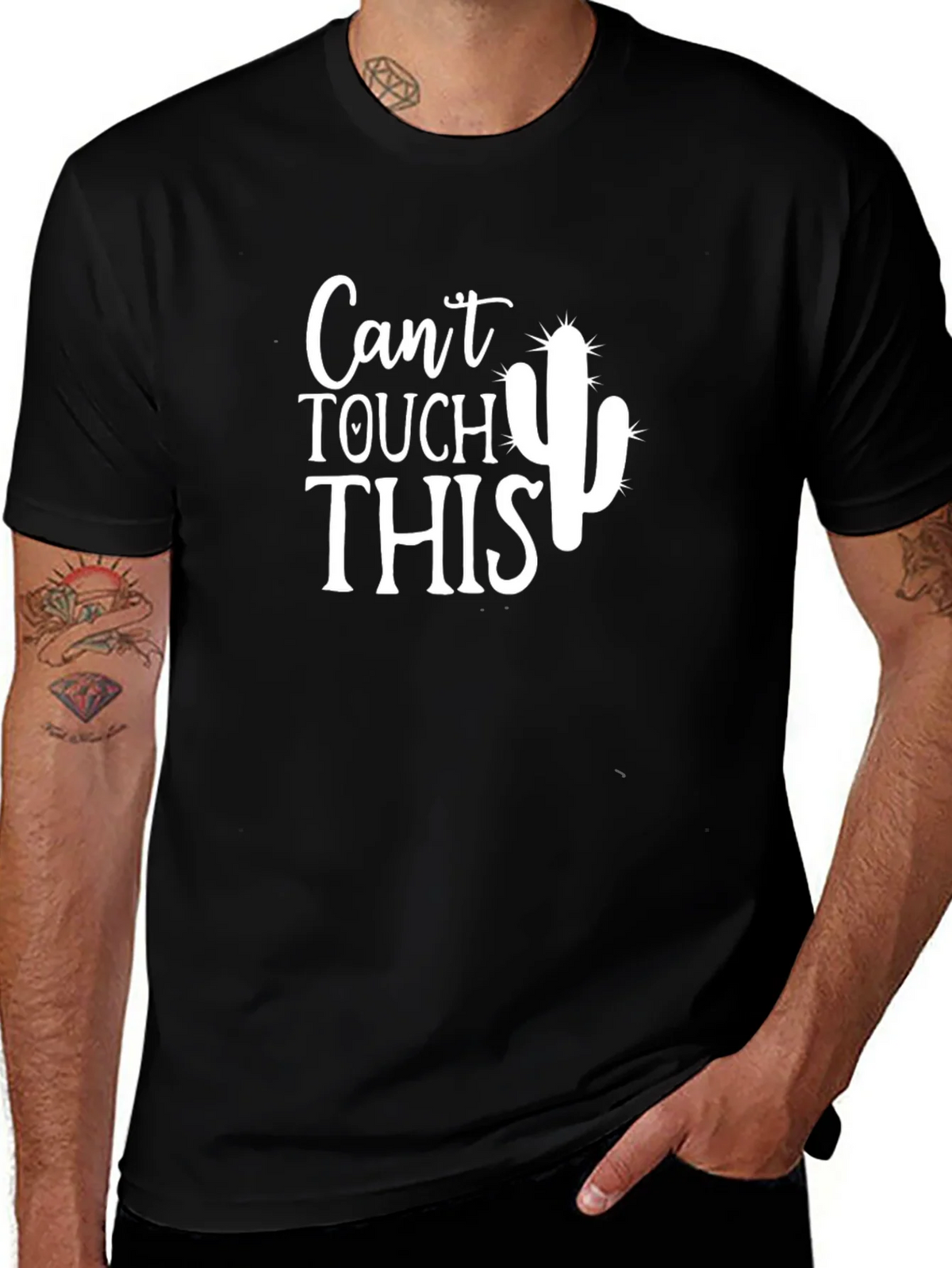 Cant Touch This Cactus Graphic Tee product image 1