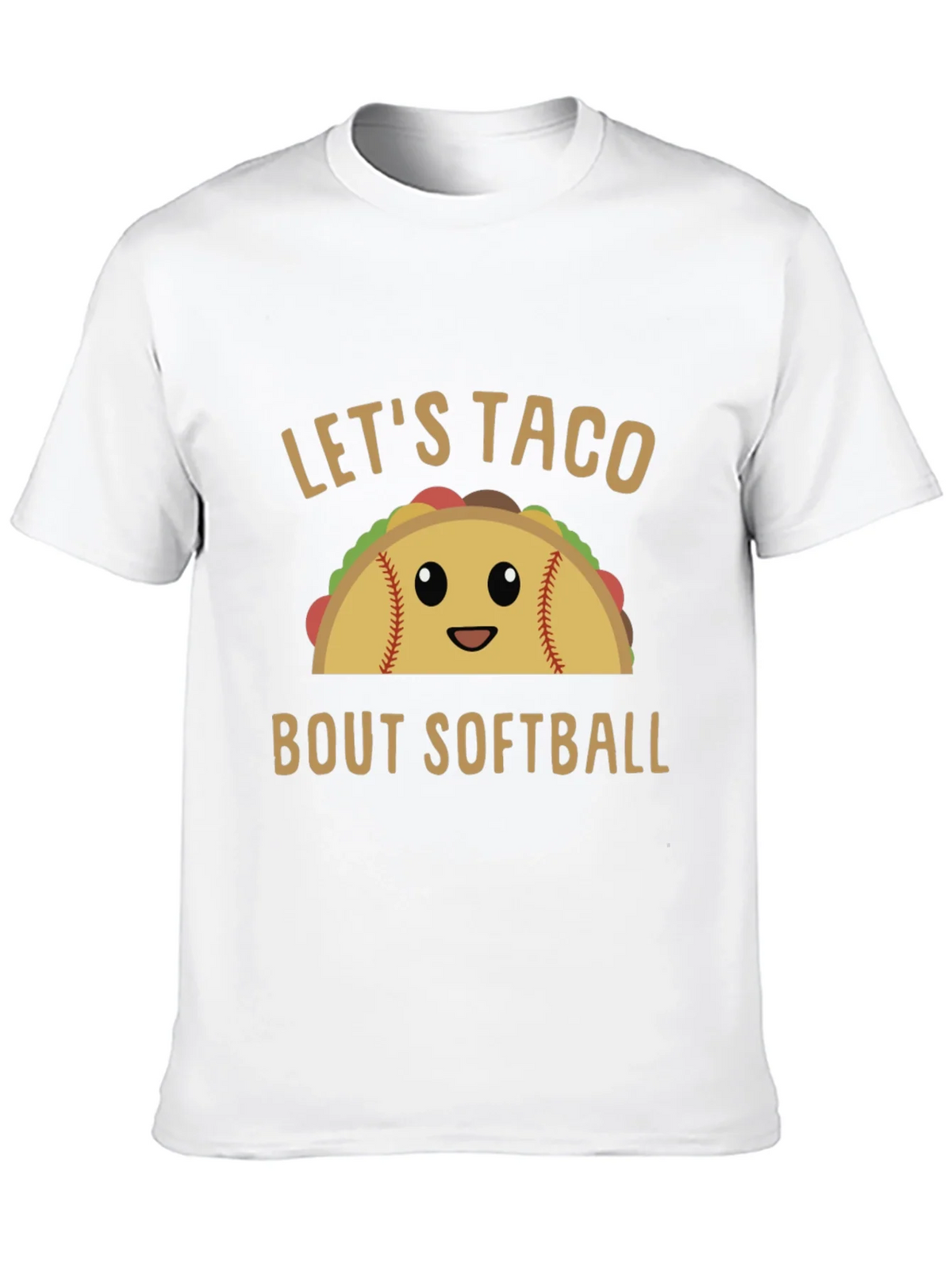Lets Taco Bout Softball Graphic Tee product image 3