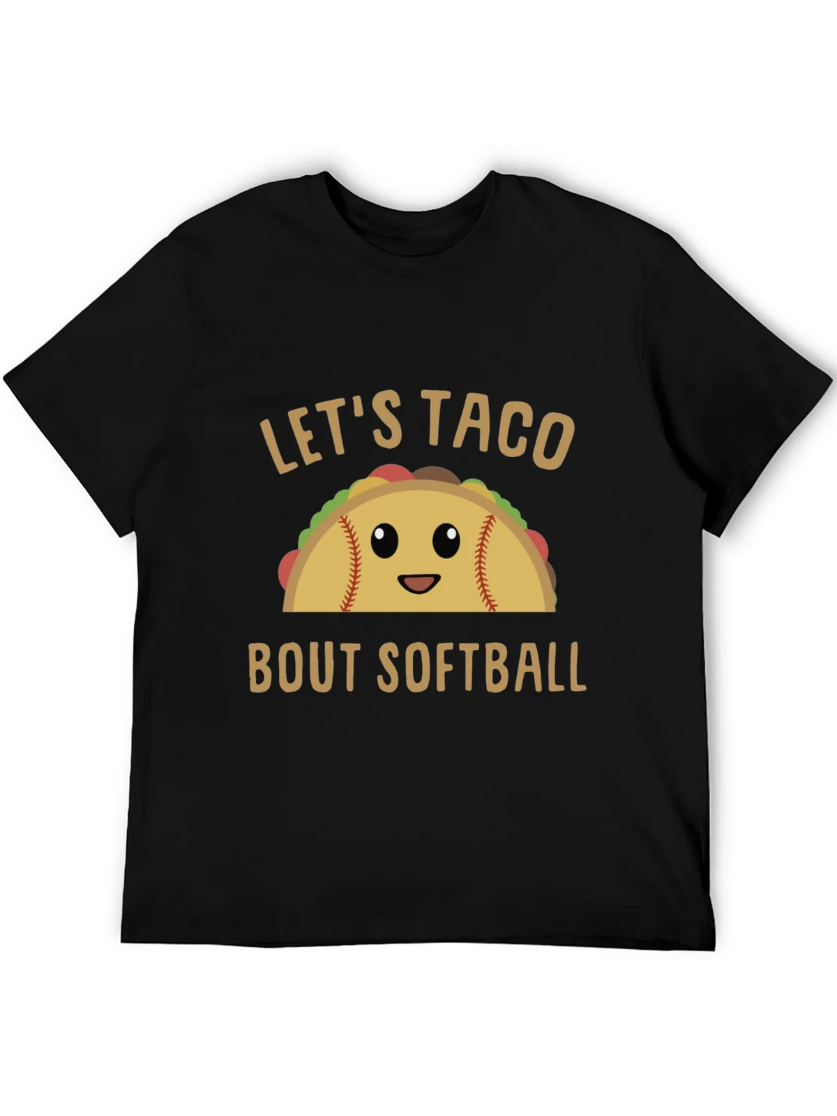 Lets Taco Bout Softball Graphic Tee product image 1