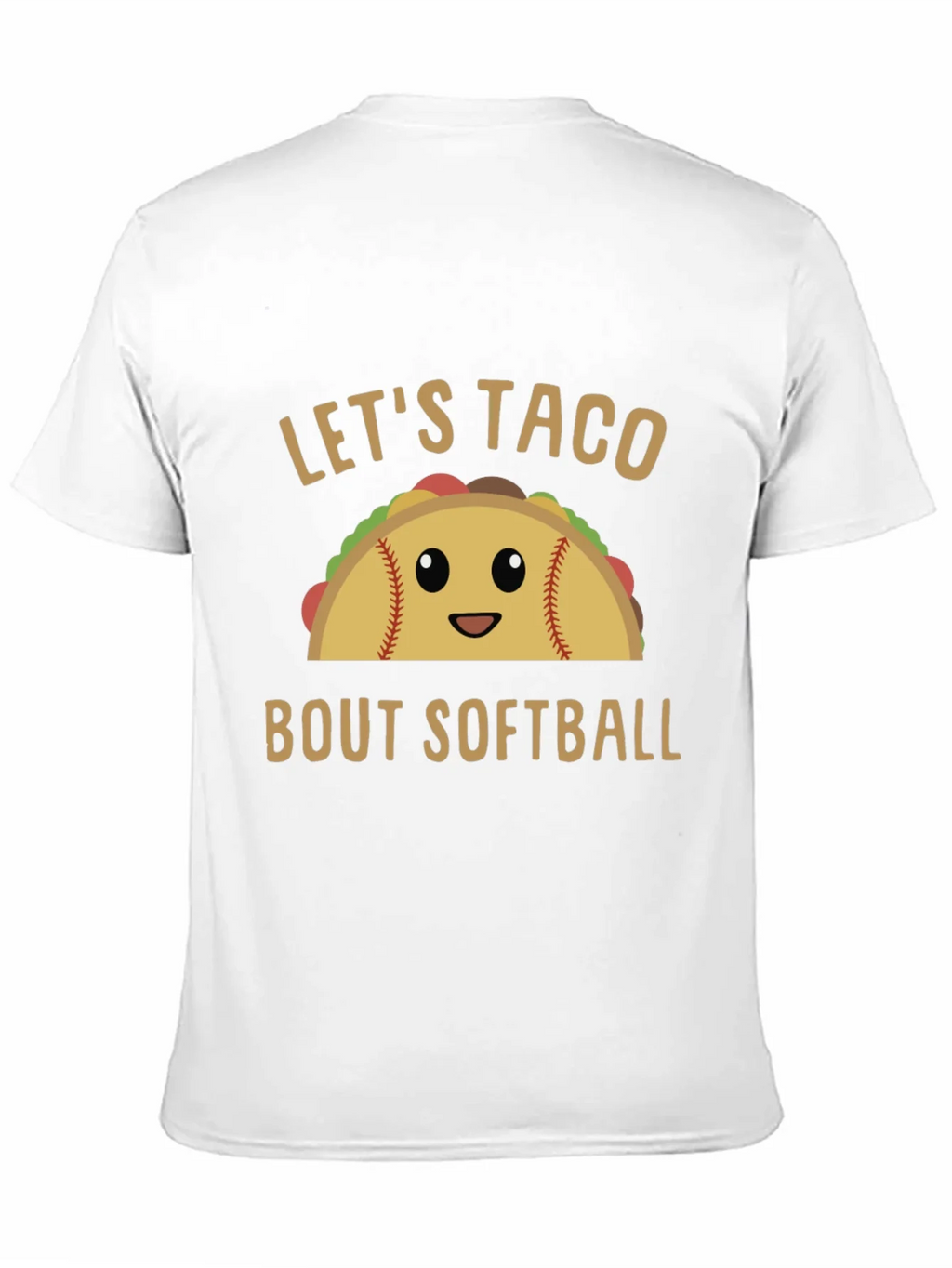 Lets Taco Bout Softball Graphic Tee product image 4