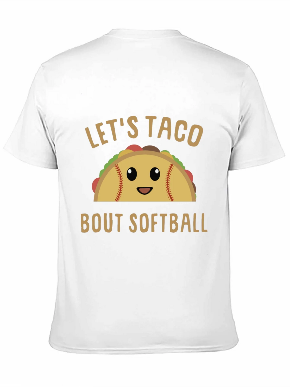Lets Taco Bout Softball Graphic Tee product image 4