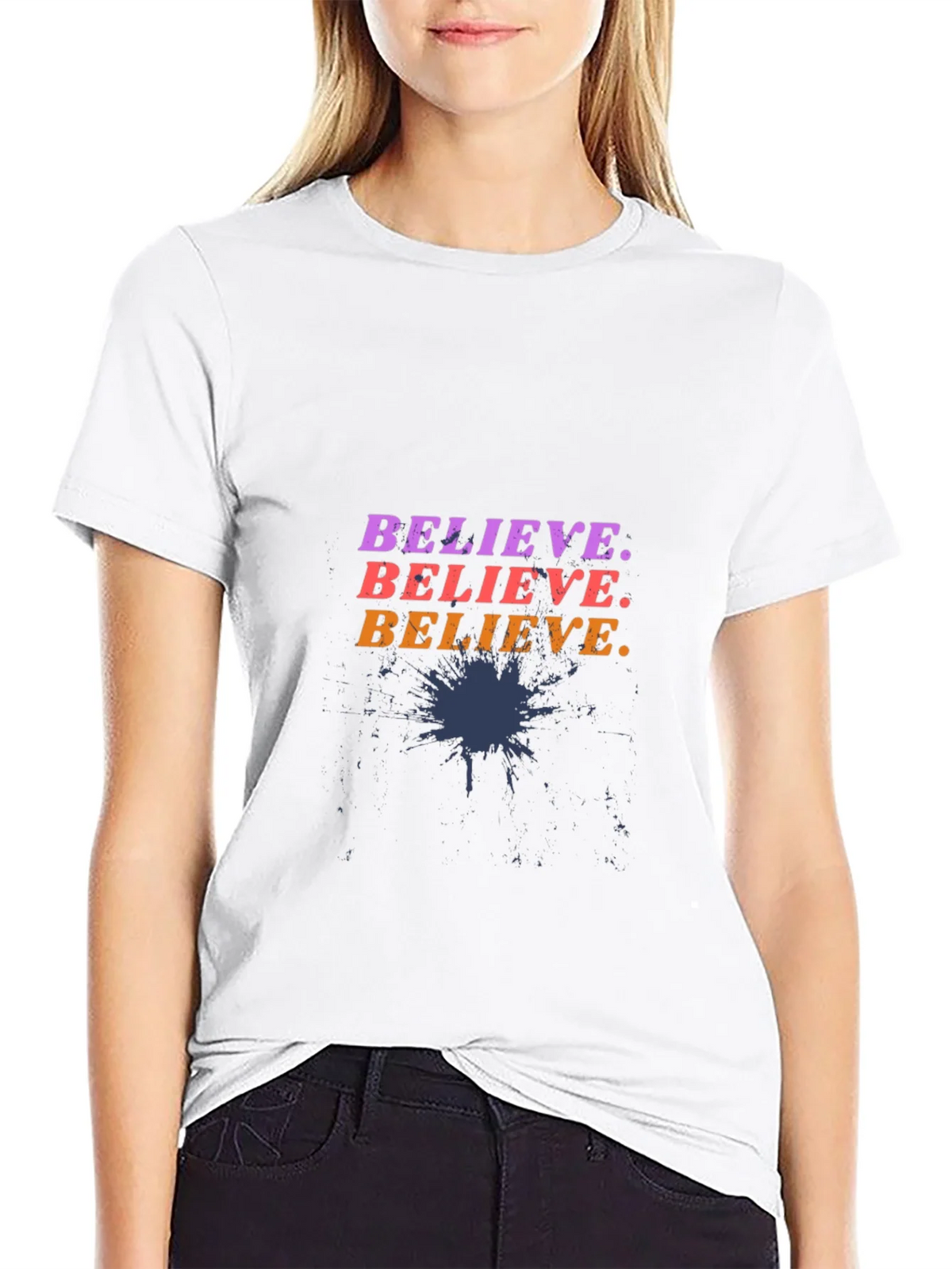 Believe Graphic T-Shirt - Mens Casual Tee product image 8