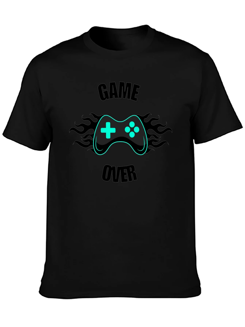 Game Over Graphic Tee - Gamer Style Black T-Shirt product image 3