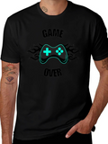 Game Over Graphic Tee - Gamer Style Black T-Shirt product image 1