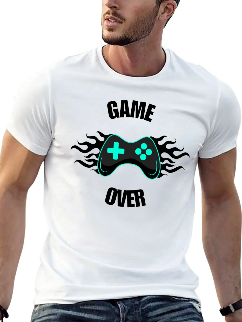 Game Over Graphic Tee - Gamer Style Black T-Shirt product image 12