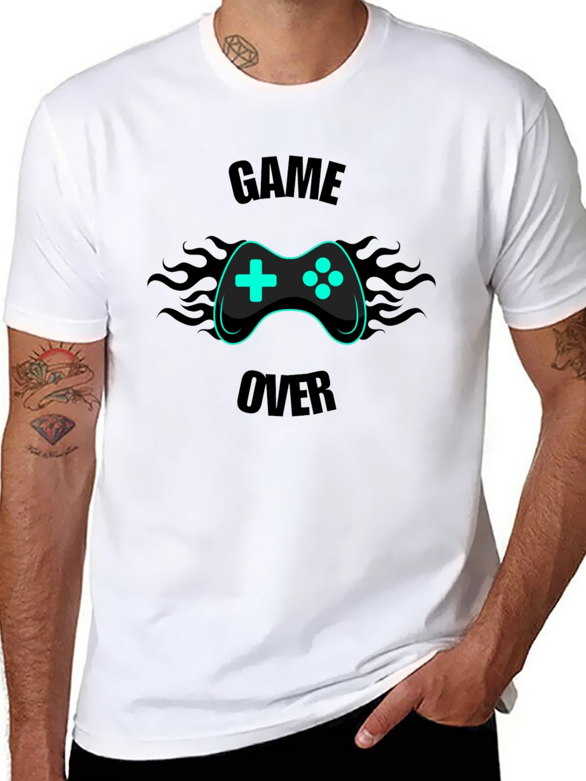 Game Over Graphic Tee - Gamer Style Black T-Shirt product image 7