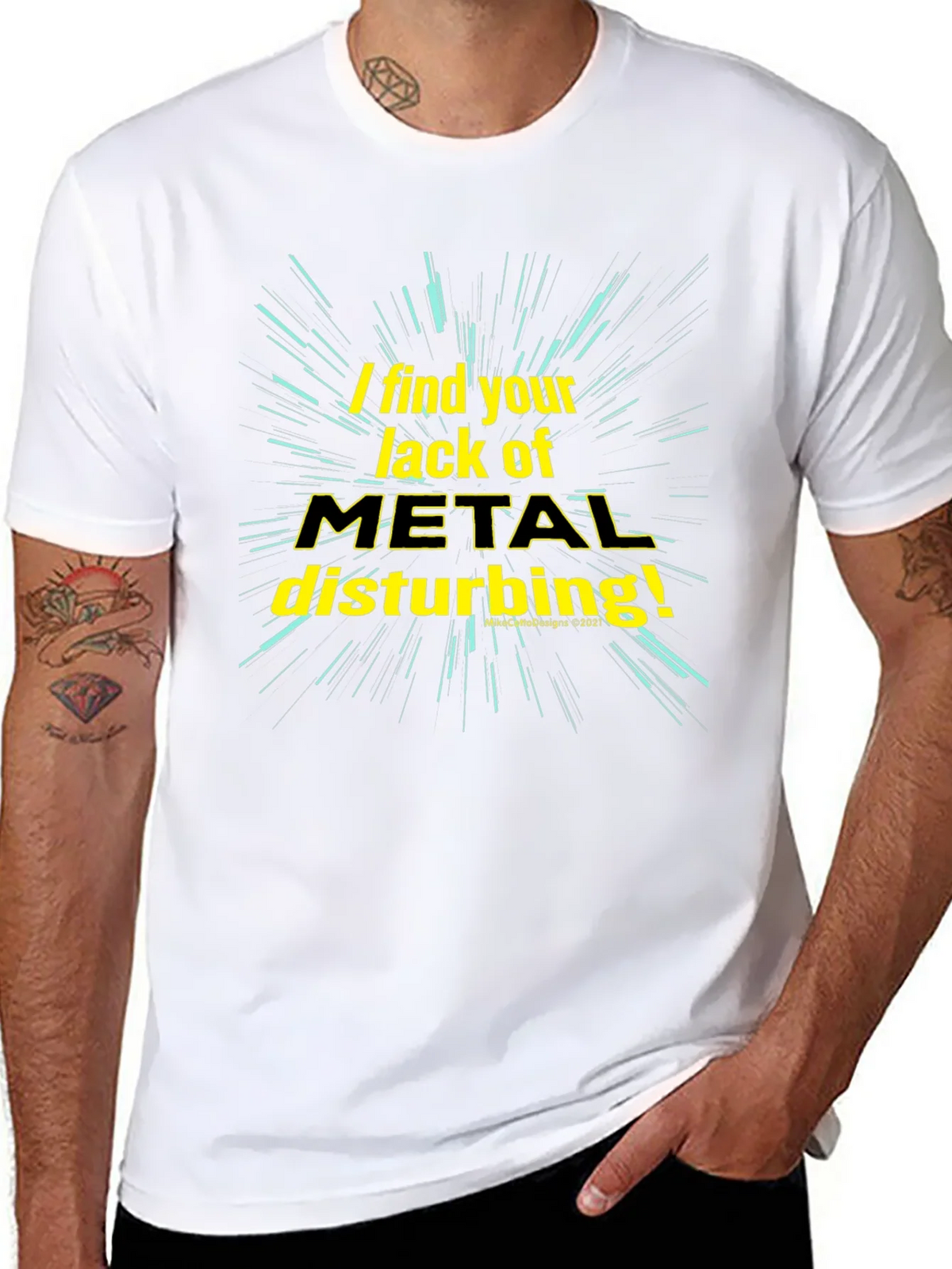 Metal Music Fan T-Shirt - Disturbance Theme product image 7