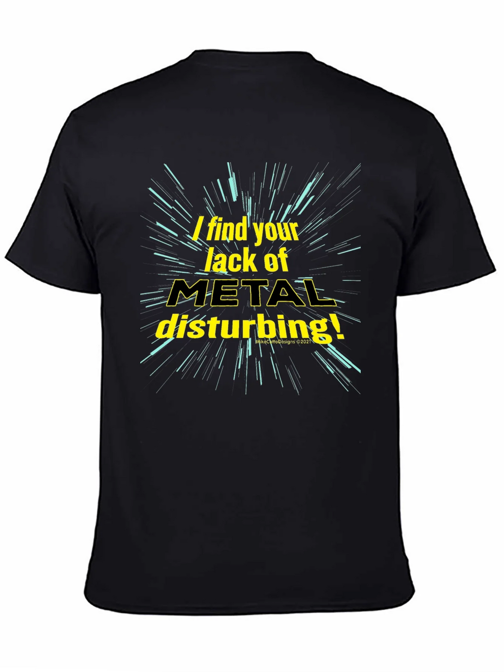 Metal Music Fan T-Shirt - Disturbance Theme product image 4