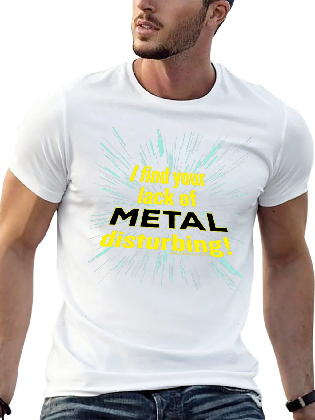 Metal Music Fan T-Shirt - Disturbance Theme product image 12