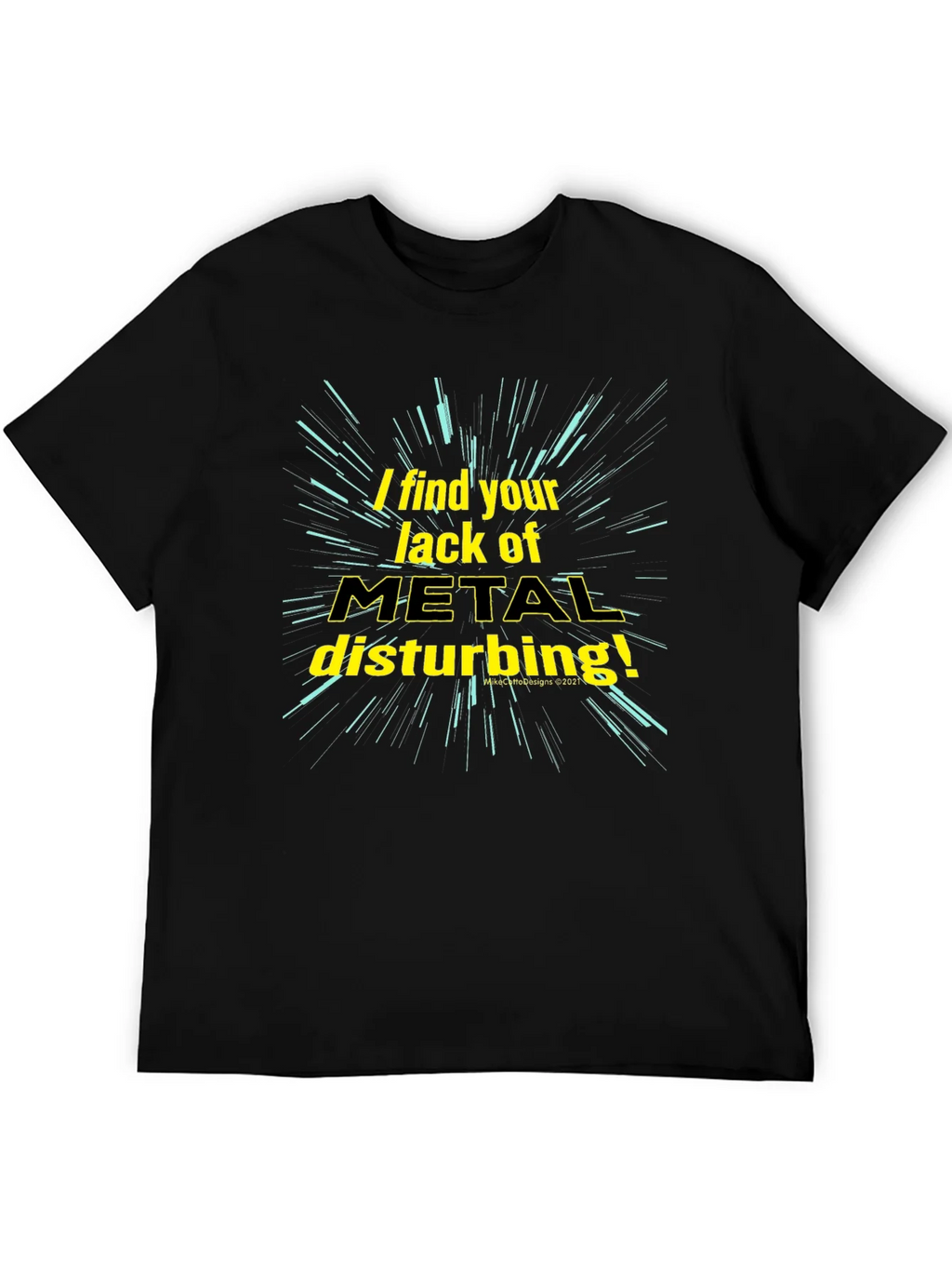Metal Music Fan T-Shirt - Disturbance Theme product image 5