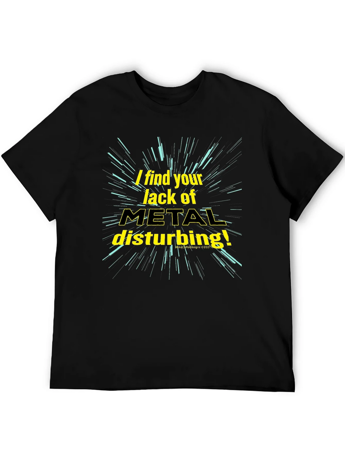 Metal Music Fan T-Shirt - Disturbance Theme product image 5
