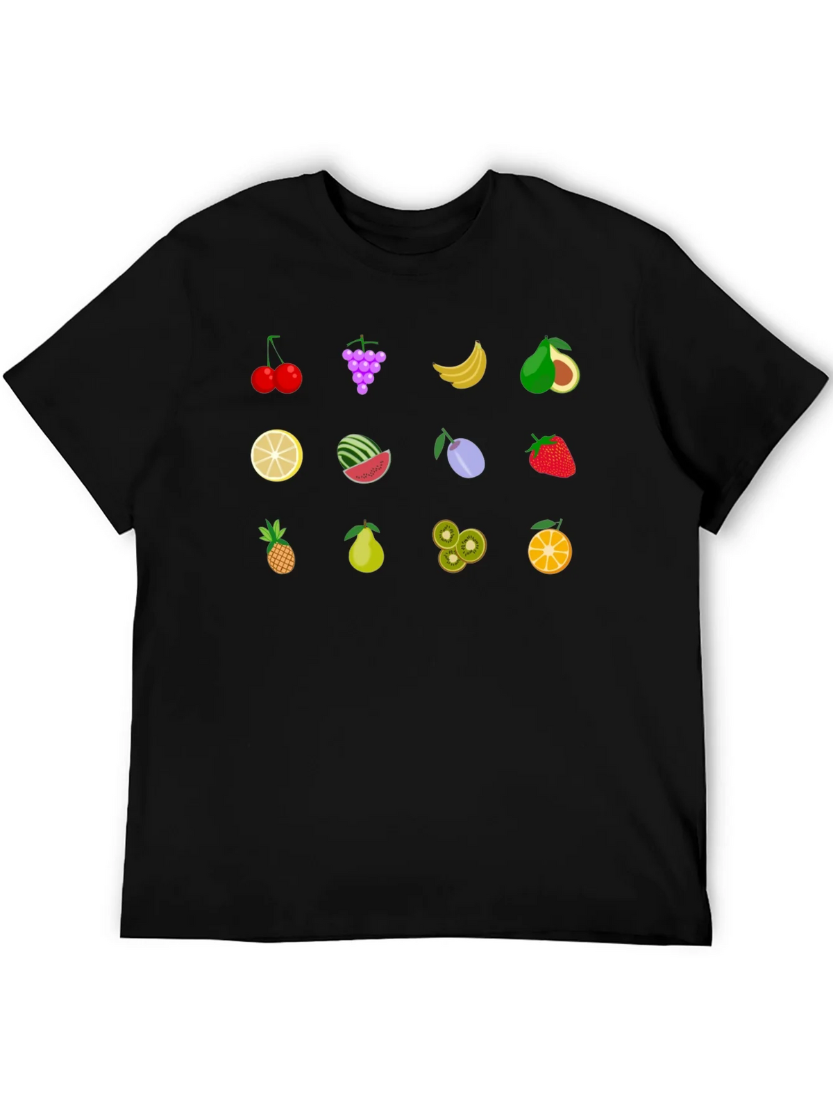 Fruity Fun Graphic T-Shirt - Black product image 5
