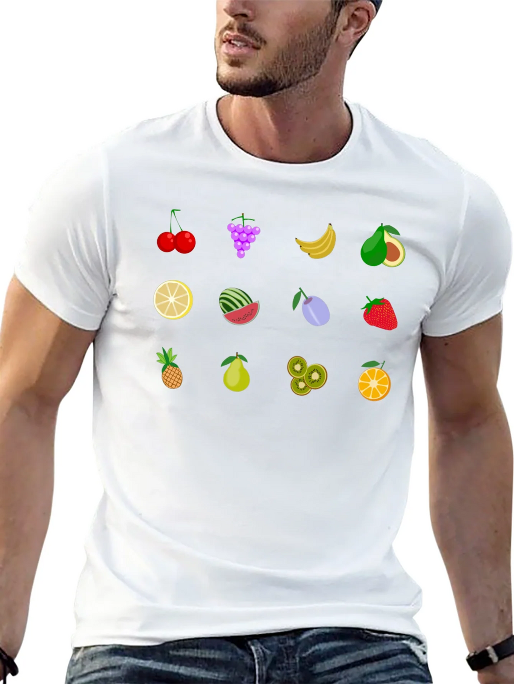 Fruity Fun Graphic T-Shirt - Black product image 12
