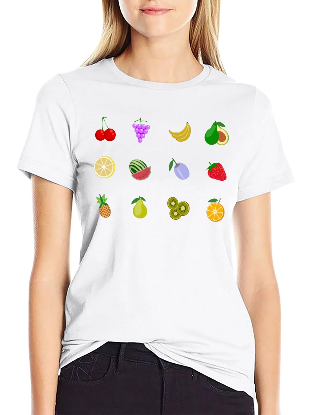Fruity Fun Graphic T-Shirt - Black product image 8