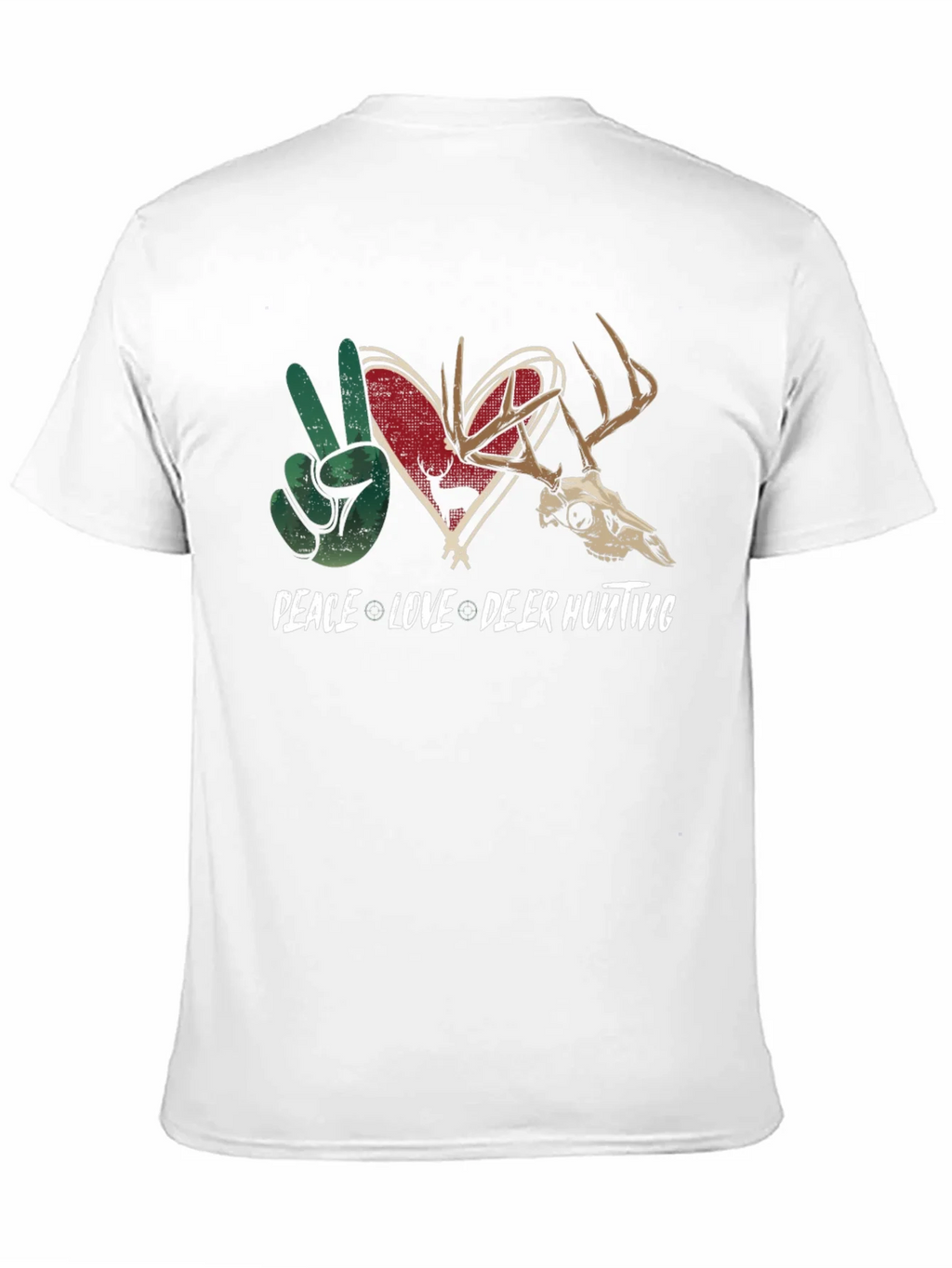 Peace Love Deer Hunting Graphic Tee product image 10