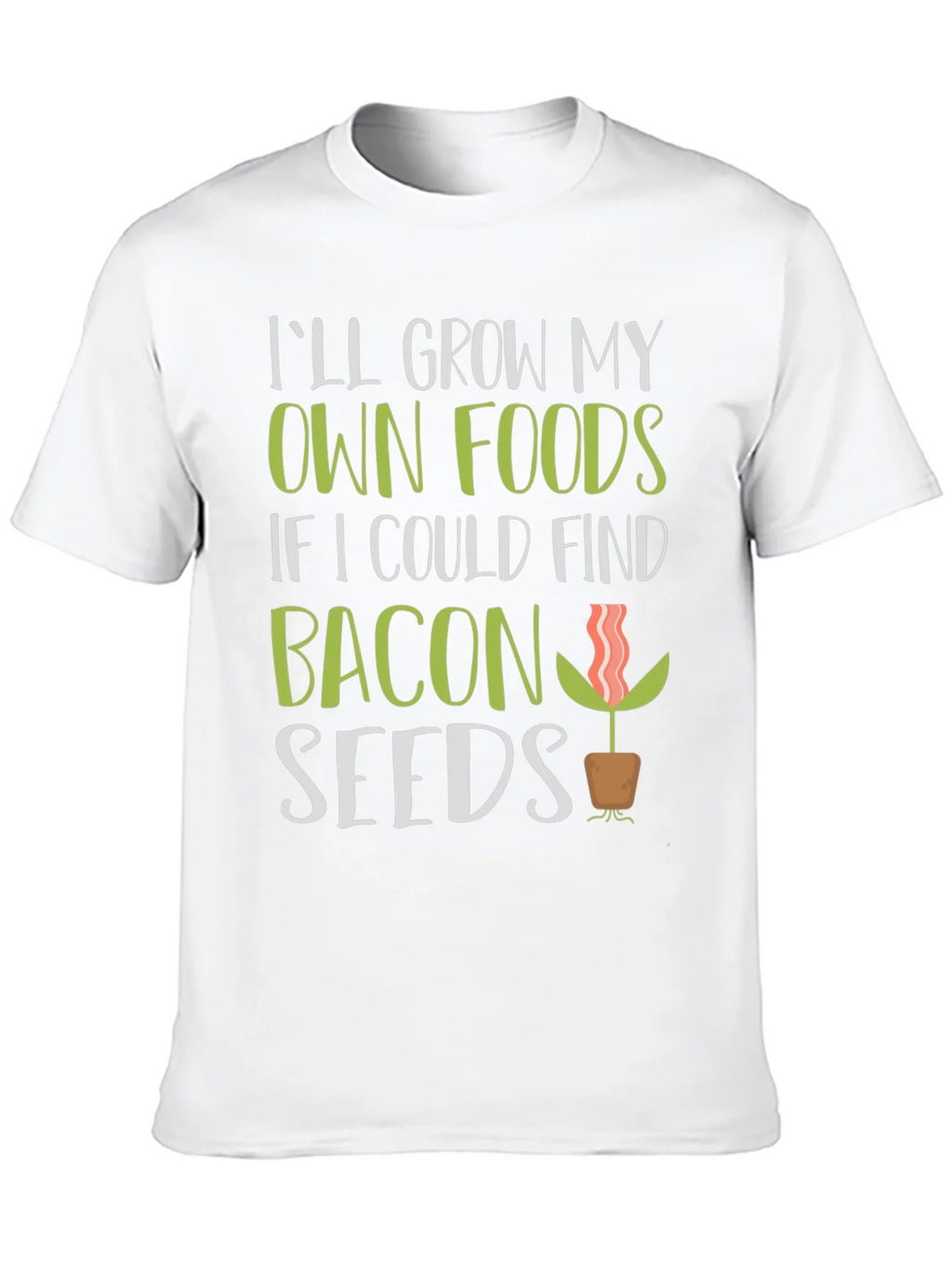 Funny Bacon Seeds Graphic T-Shirt product image 9