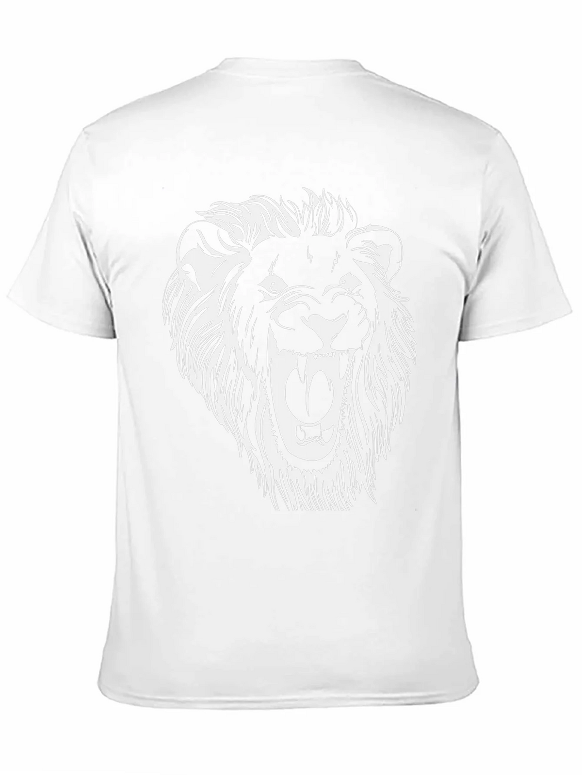 Lion Graphic Tee - Black Cotton Blend product image 6