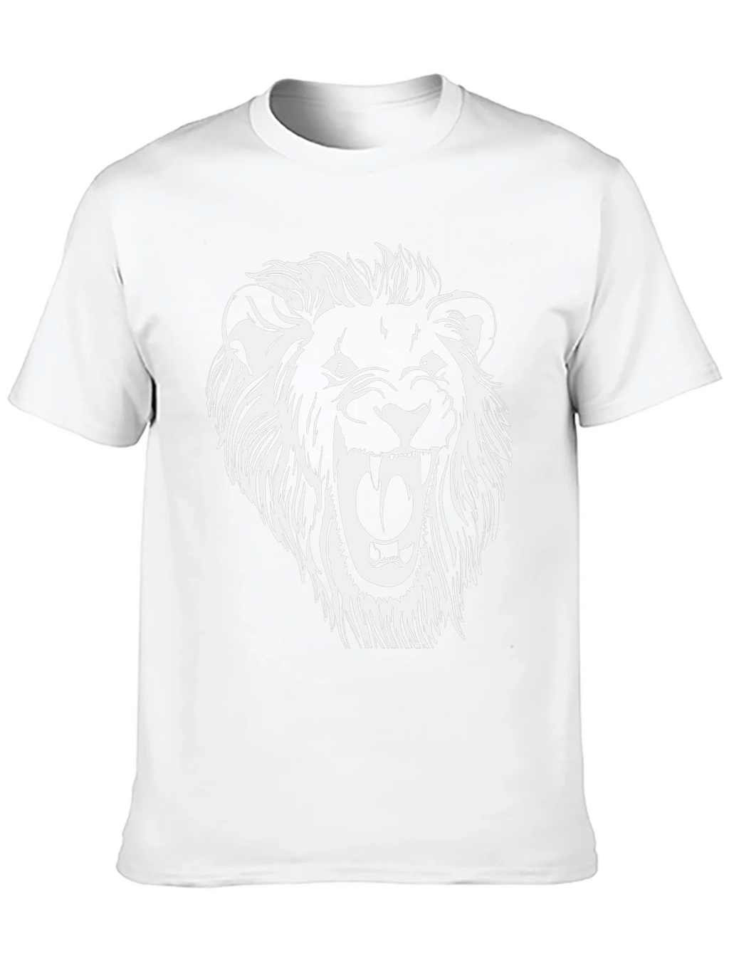 Lion Graphic Tee - Black Cotton Blend product image 5