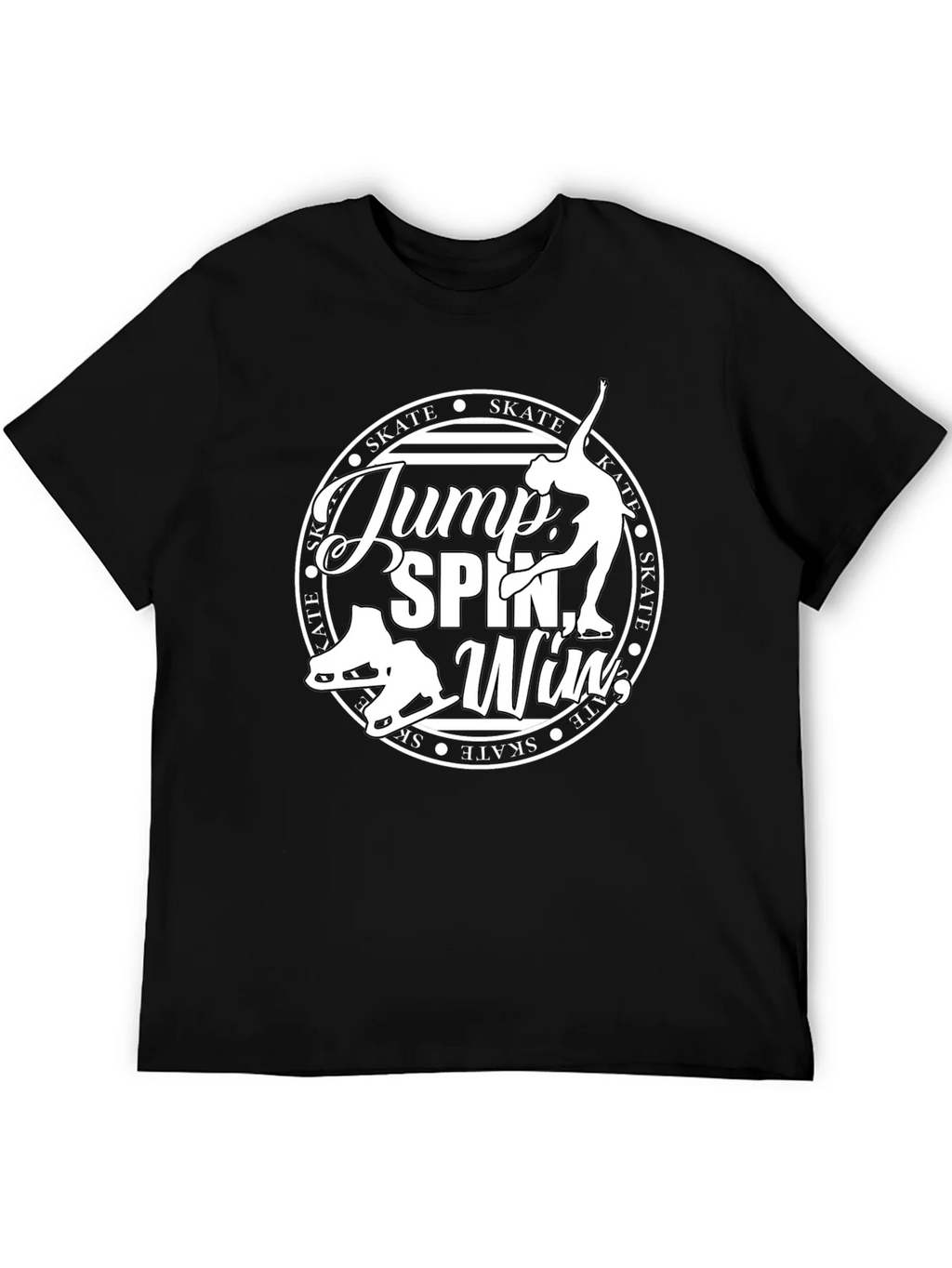 Figure Skating Graphic T-Shirt - Jump Spin Win product image 2