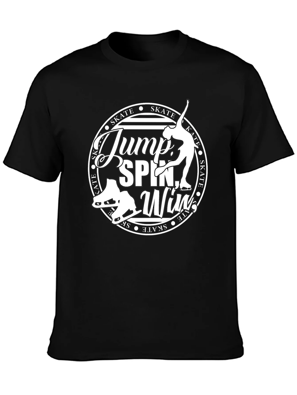 Figure Skating Graphic T-Shirt - Jump Spin Win product image 1