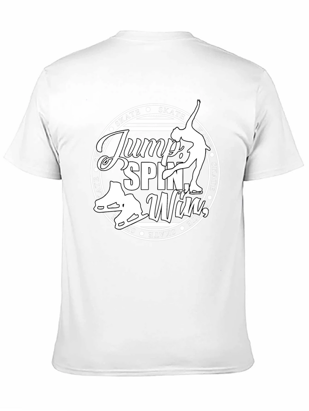 Figure Skating Graphic T-Shirt - Jump Spin Win product image 4