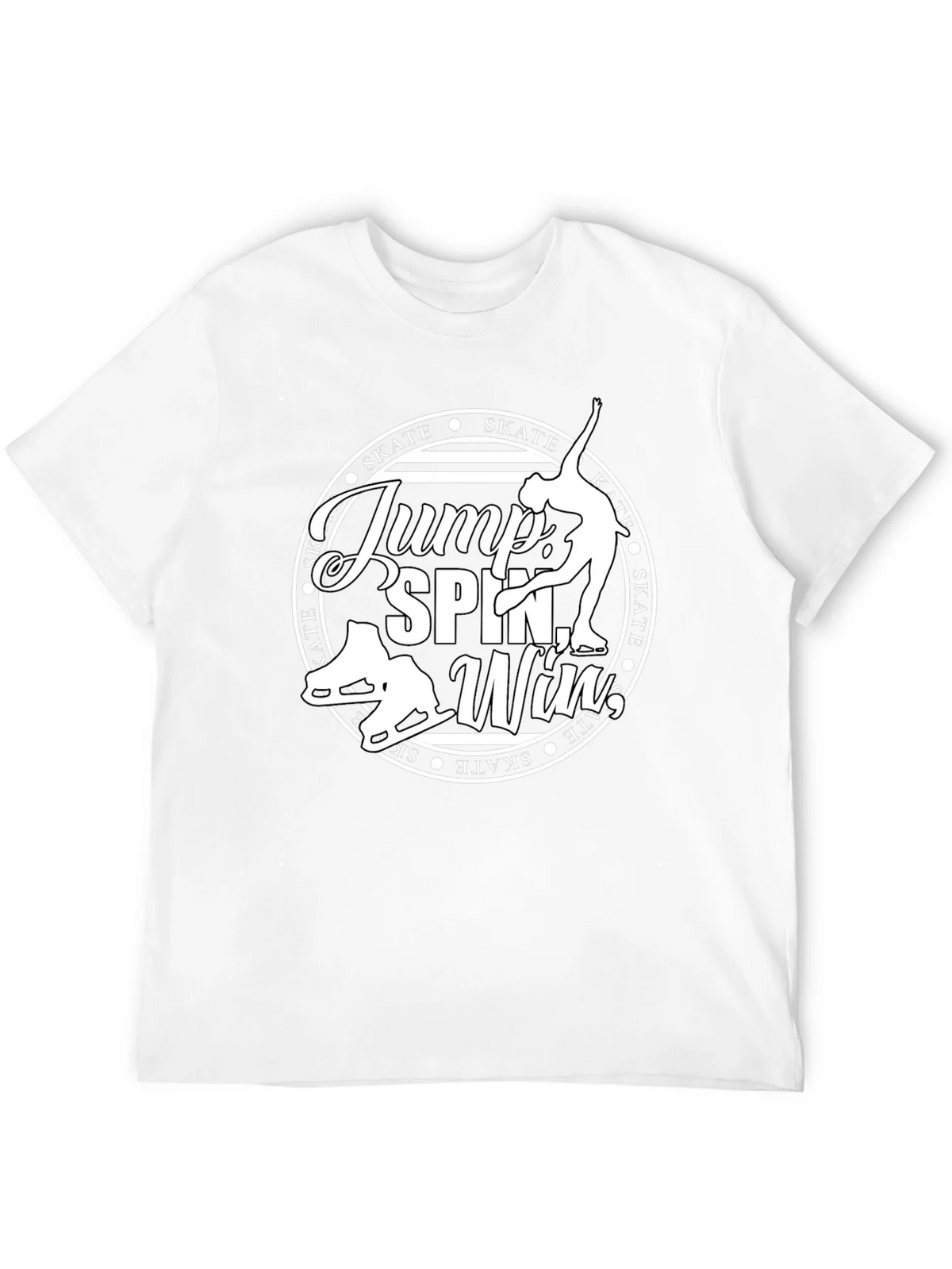 Figure Skating Graphic T-Shirt - Jump Spin Win product image 5