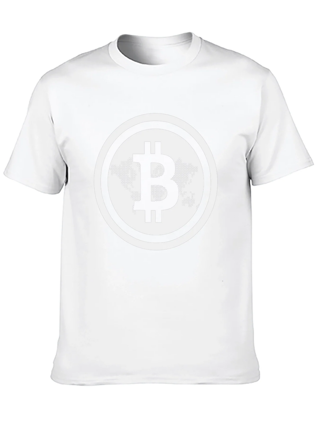 Bitcoin World Map Black T-Shirt product image 8