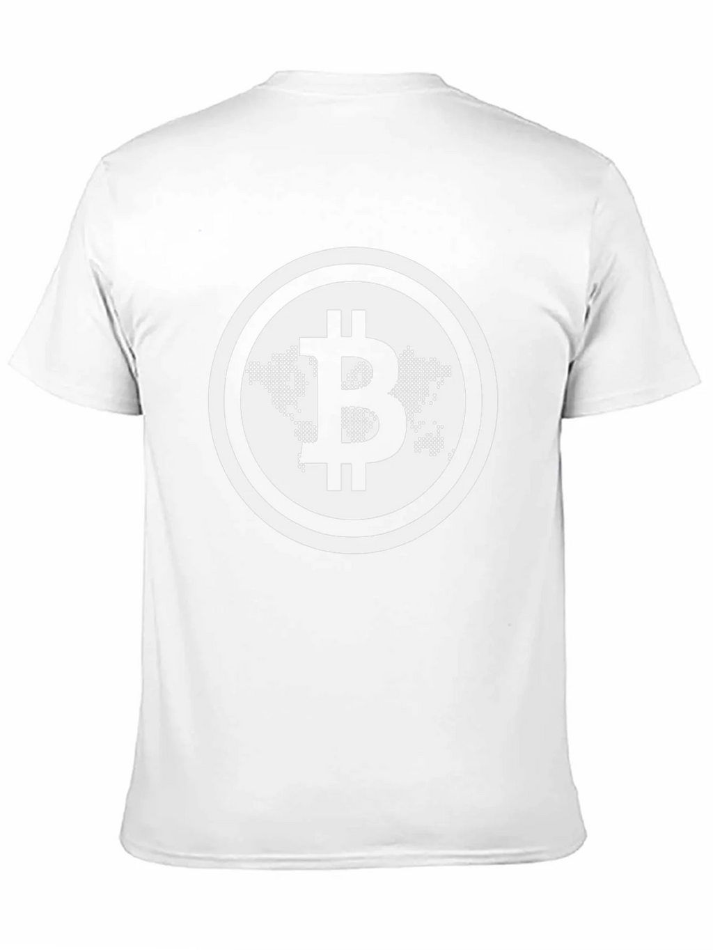 Bitcoin World Map Black T-Shirt product image 9