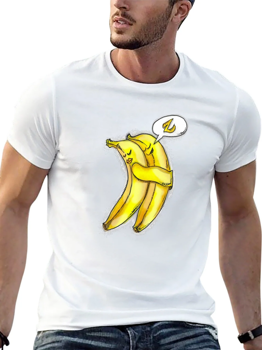 Hug-a-Bunch Banana Graphic Tee - Cute & Comfy product image 12