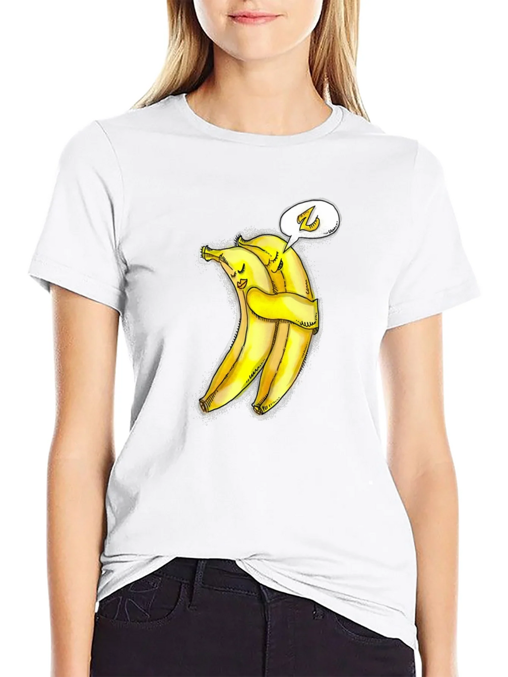 Hug-a-Bunch Banana Graphic Tee - Cute & Comfy product image 8