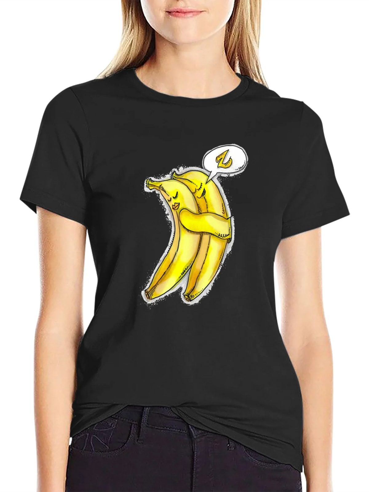 Hug-a-Bunch Banana Graphic Tee - Cute & Comfy product image 2