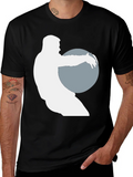 Weightlifter Silhouette Black T-Shirt product image 1