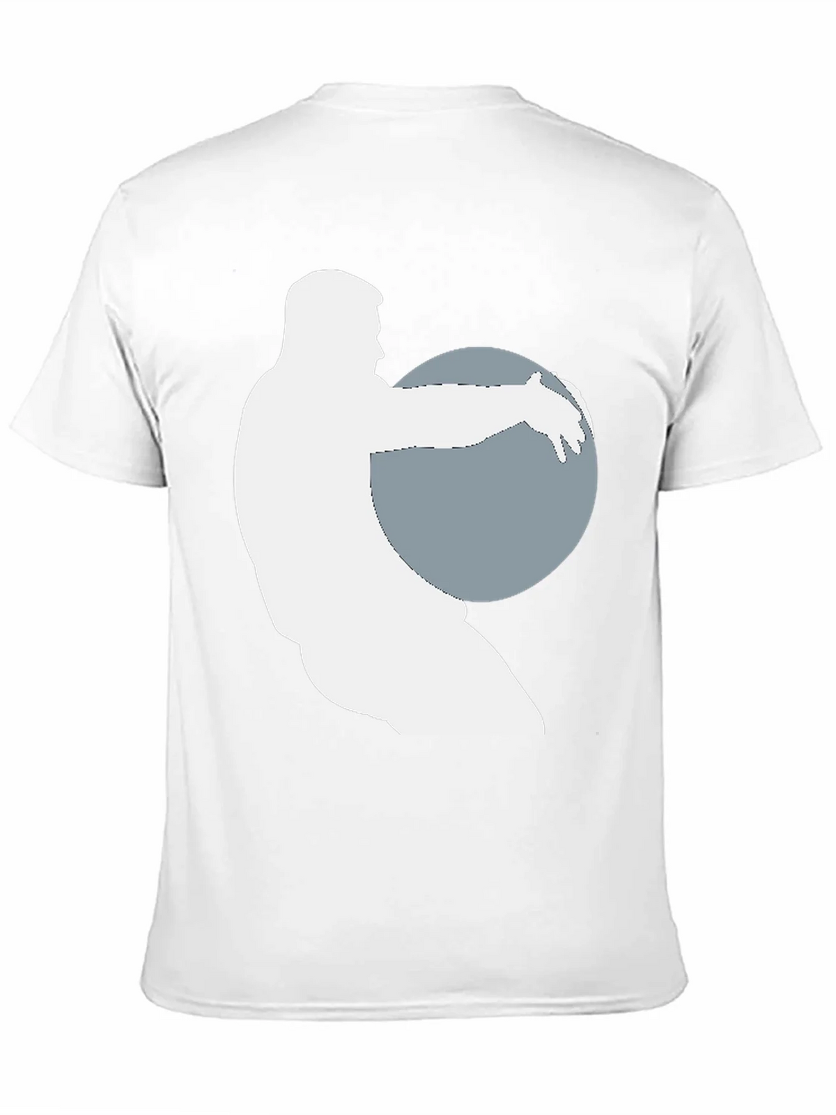 Weightlifter Silhouette Black T-Shirt product image 7