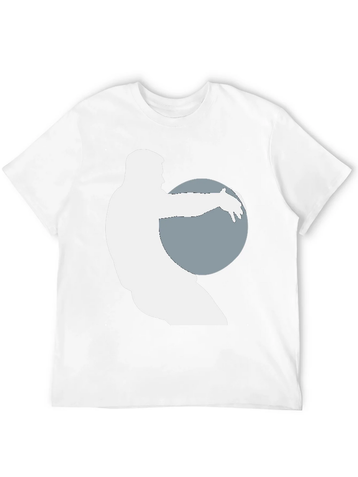Weightlifter Silhouette Black T-Shirt product image 8