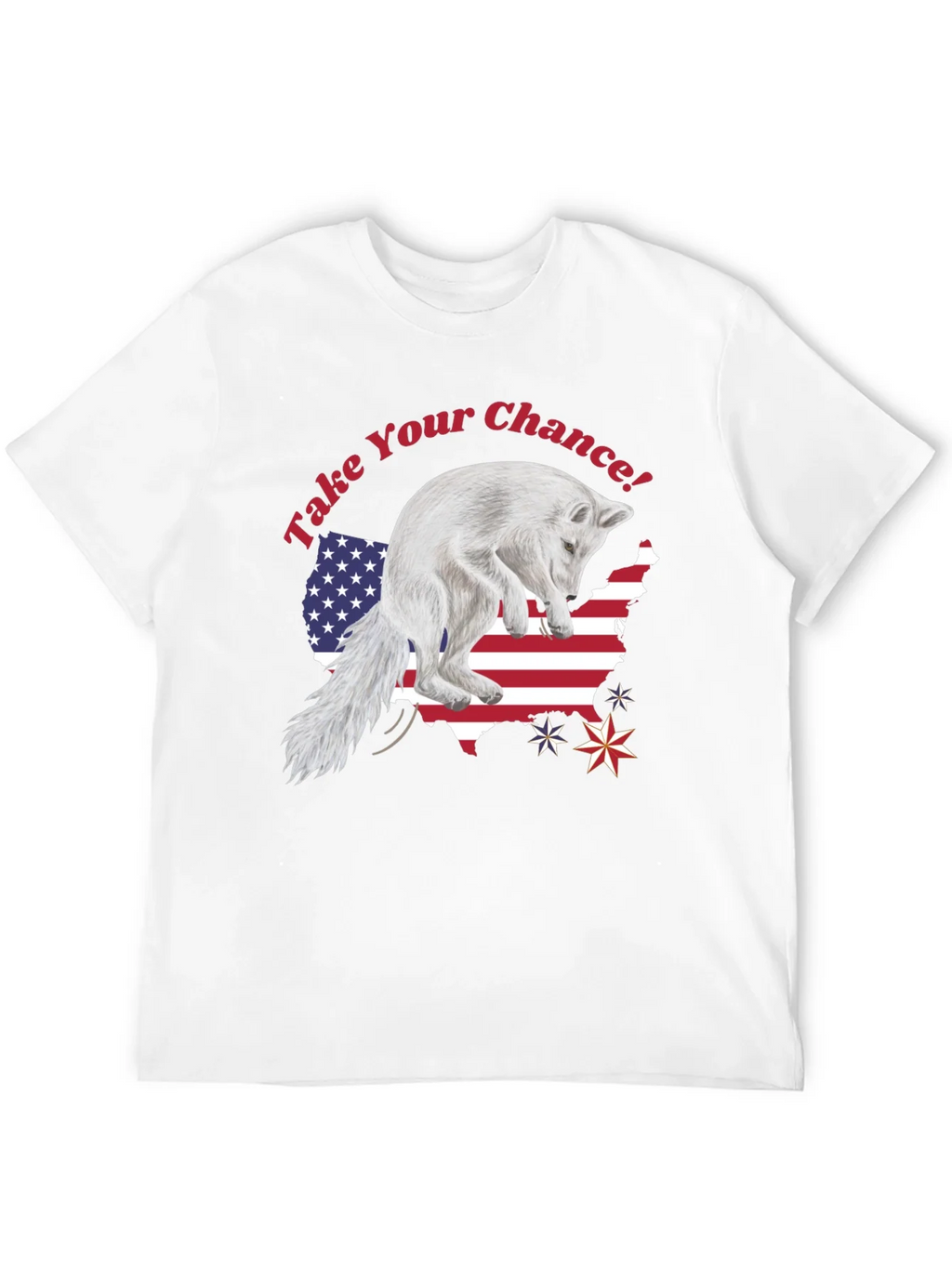 Take Your Chance Fox Patriotic T-Shirt product image 11