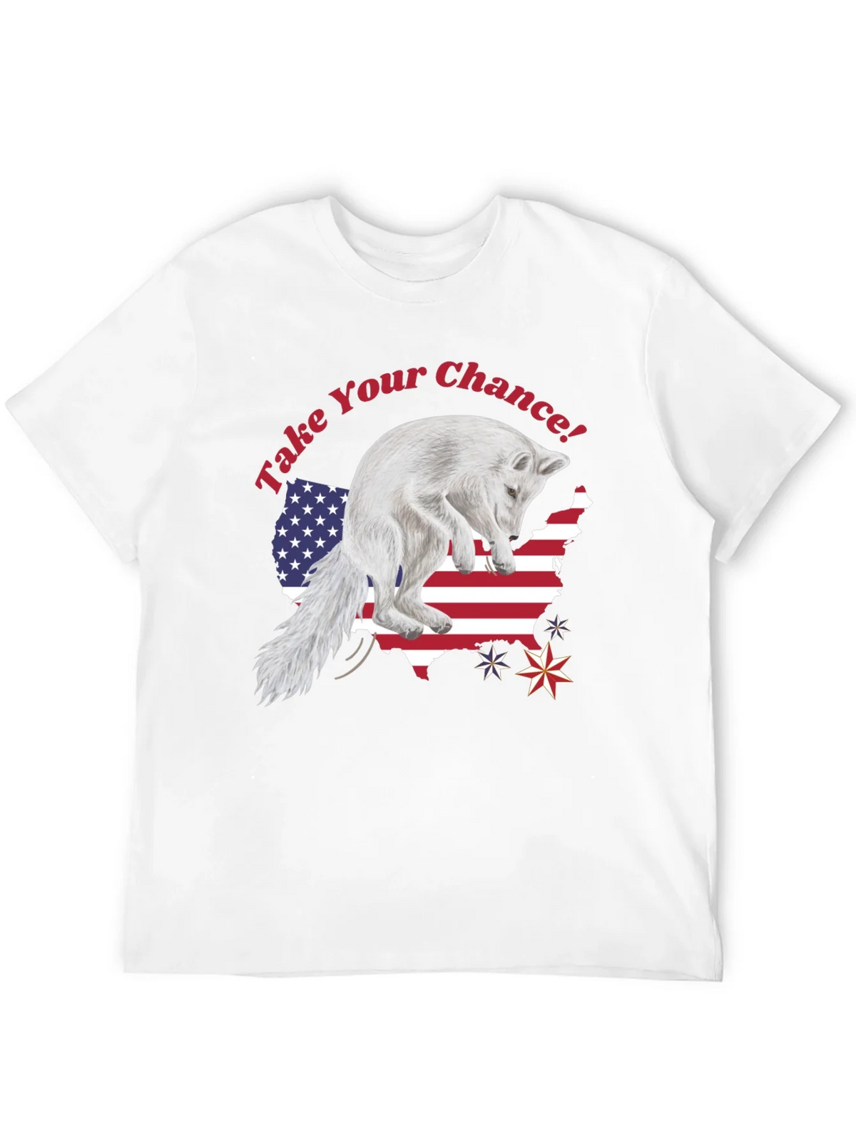Take Your Chance Fox Patriotic T-Shirt product image 11