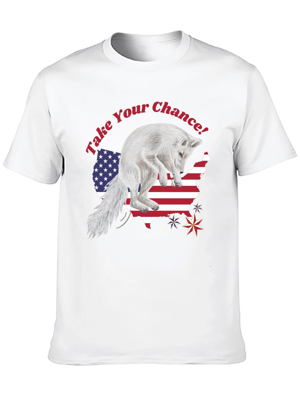 Take Your Chance Fox Patriotic T-Shirt product image 9
