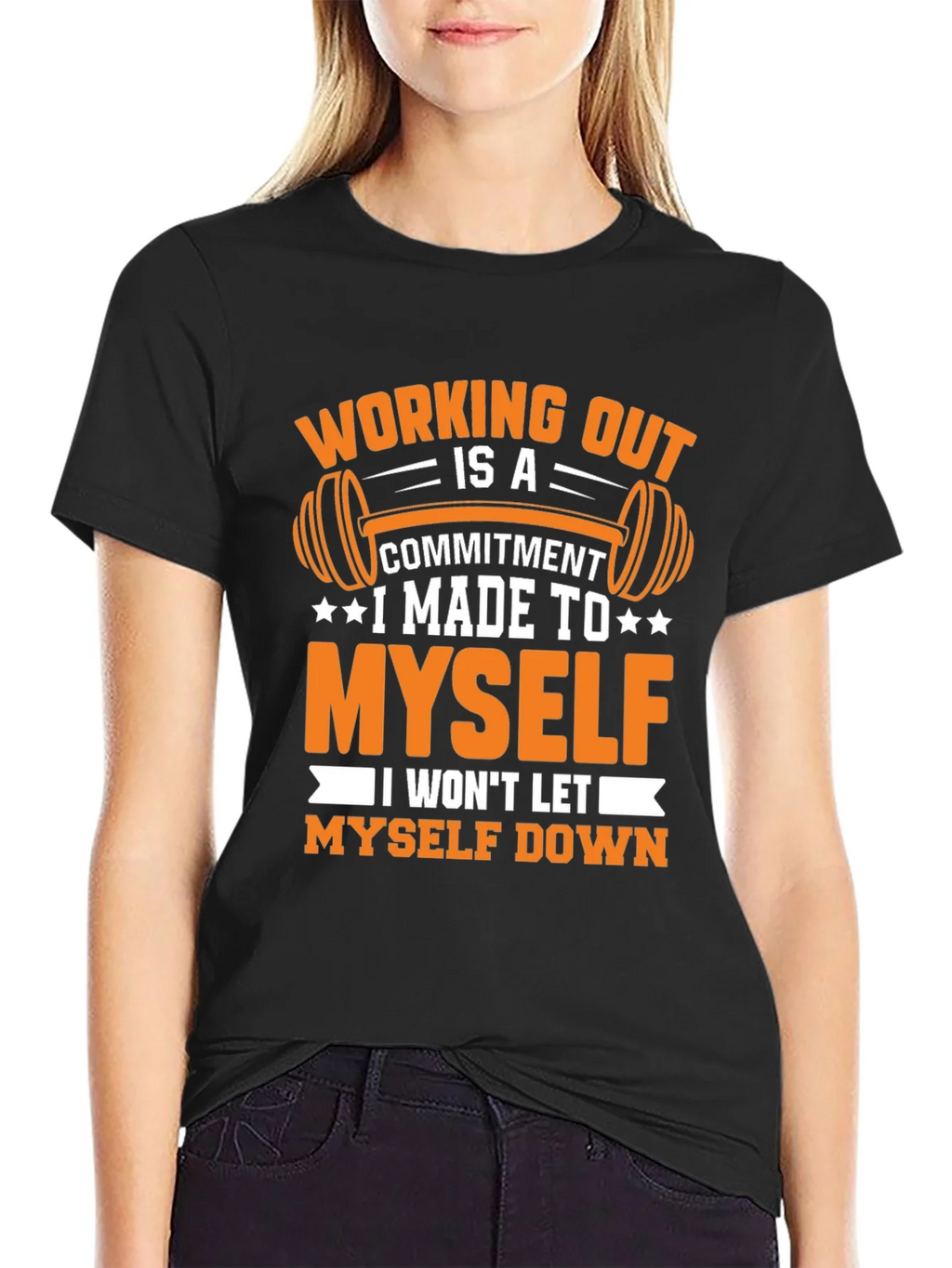 Workout Commitment Graphic T-Shirt product image 1