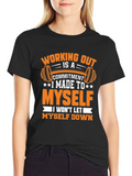 Workout Commitment Graphic T-Shirt product image 1