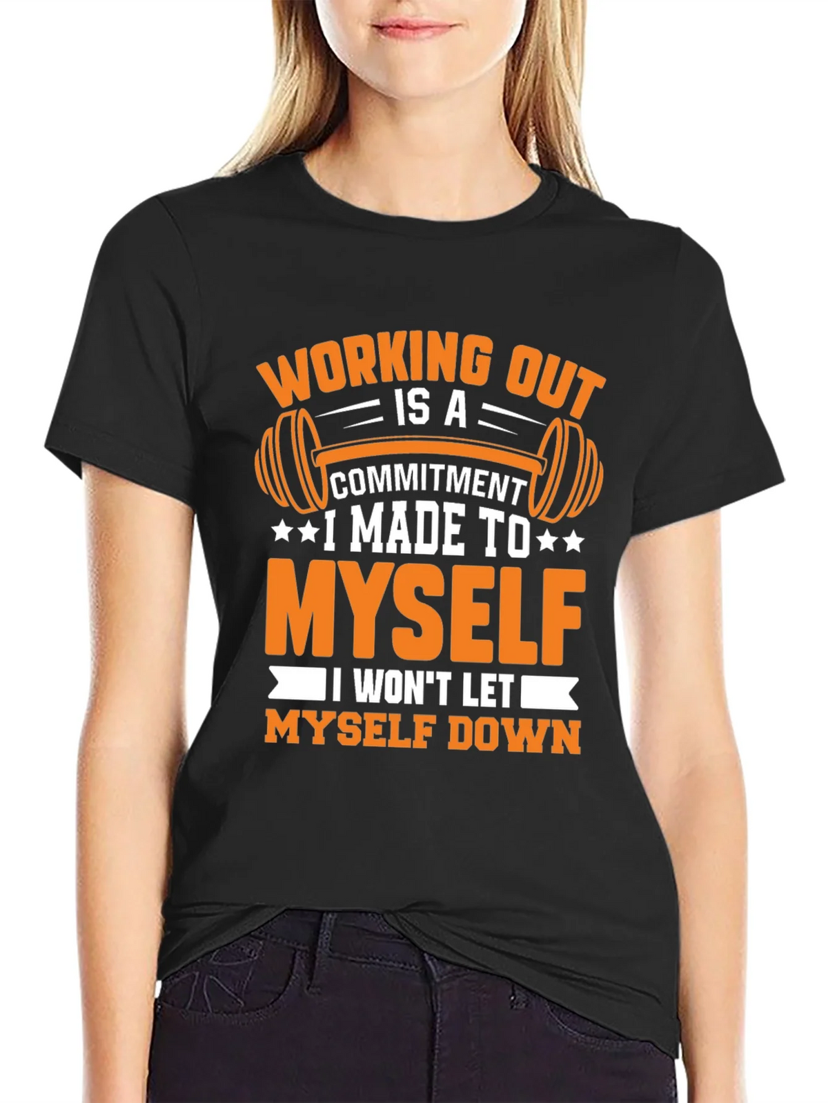 Workout Commitment Graphic T-Shirt product image 1