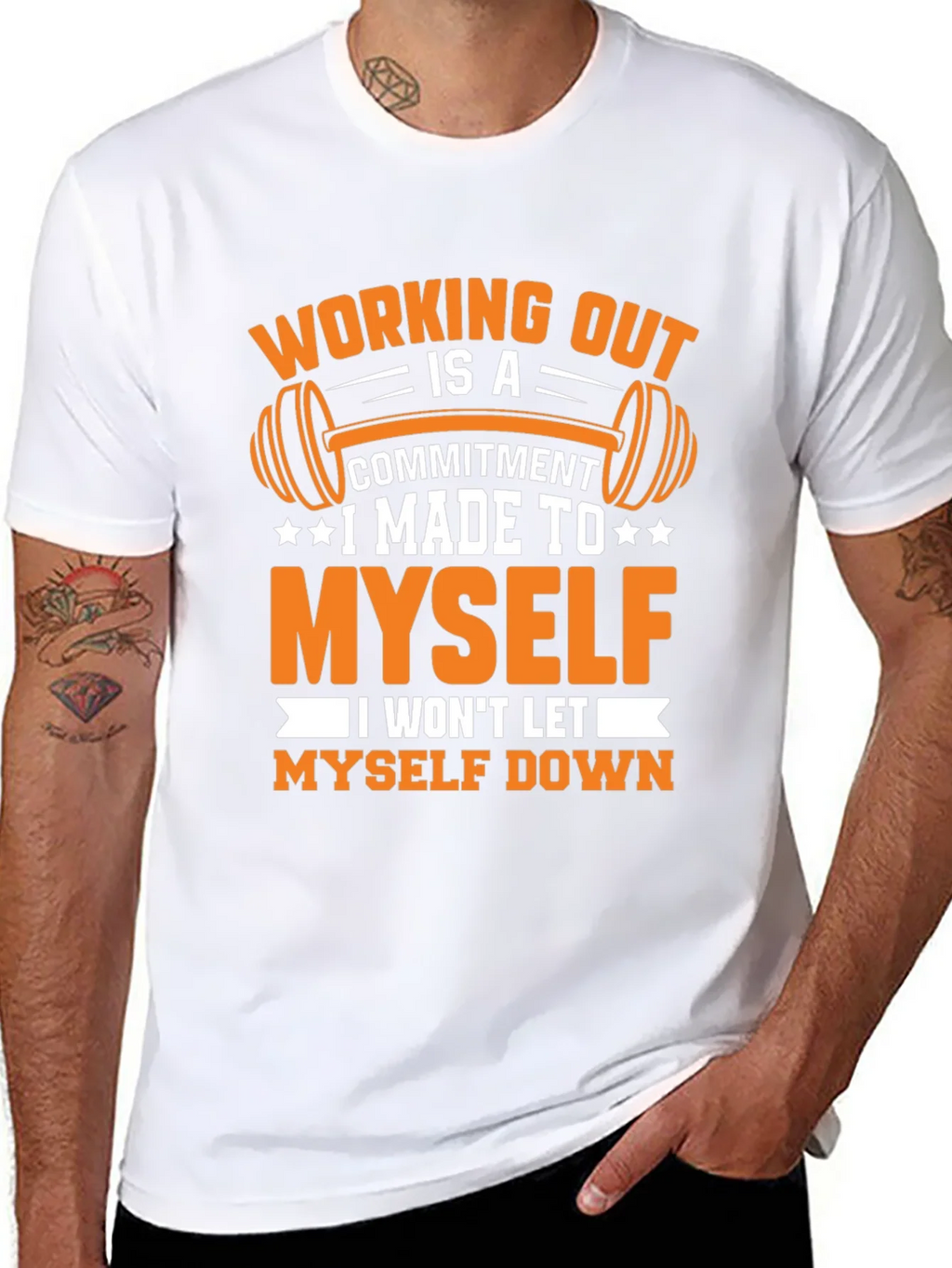 Workout Commitment Graphic T-Shirt product image 6