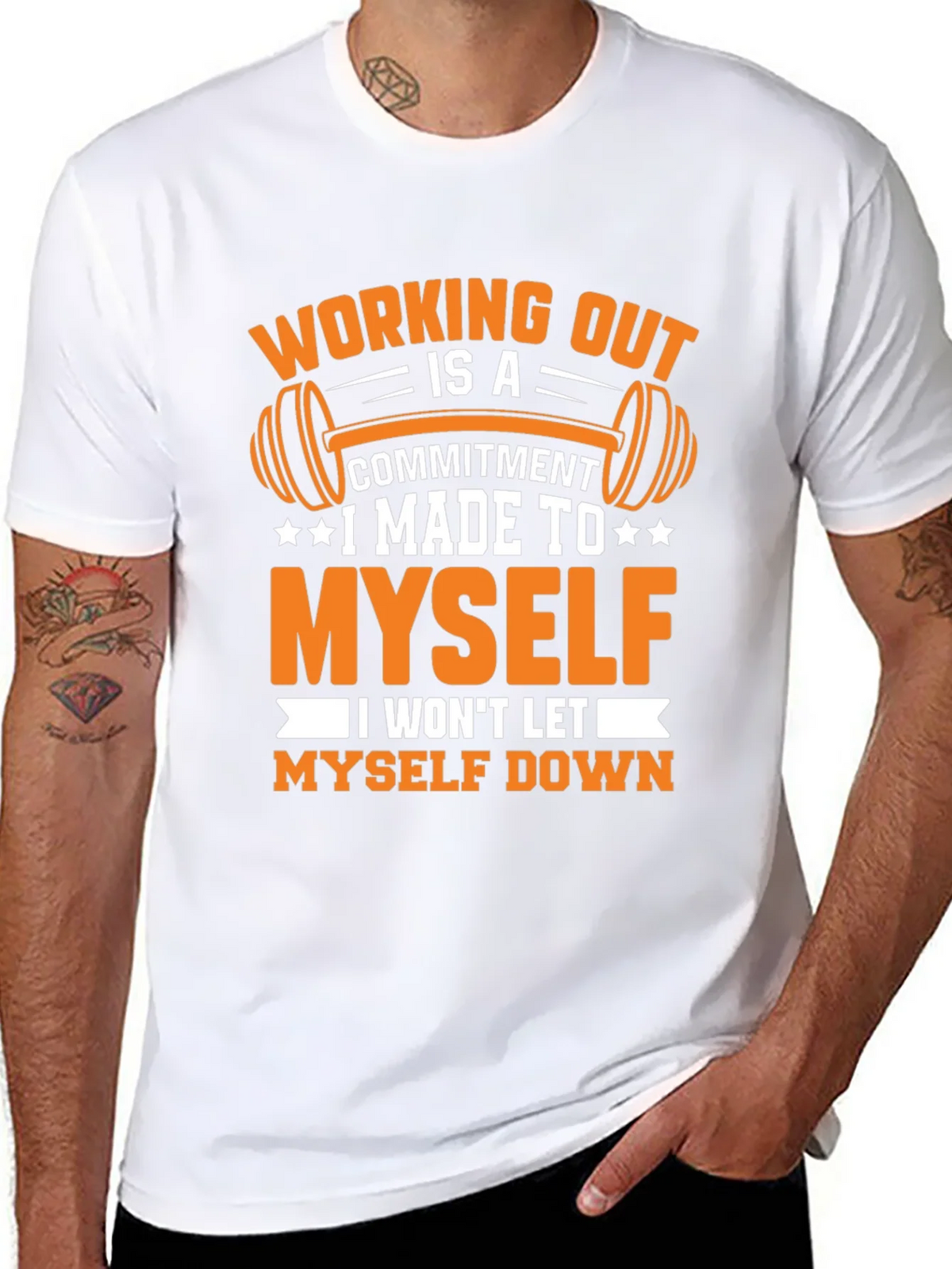 Workout Commitment Graphic T-Shirt product image 6