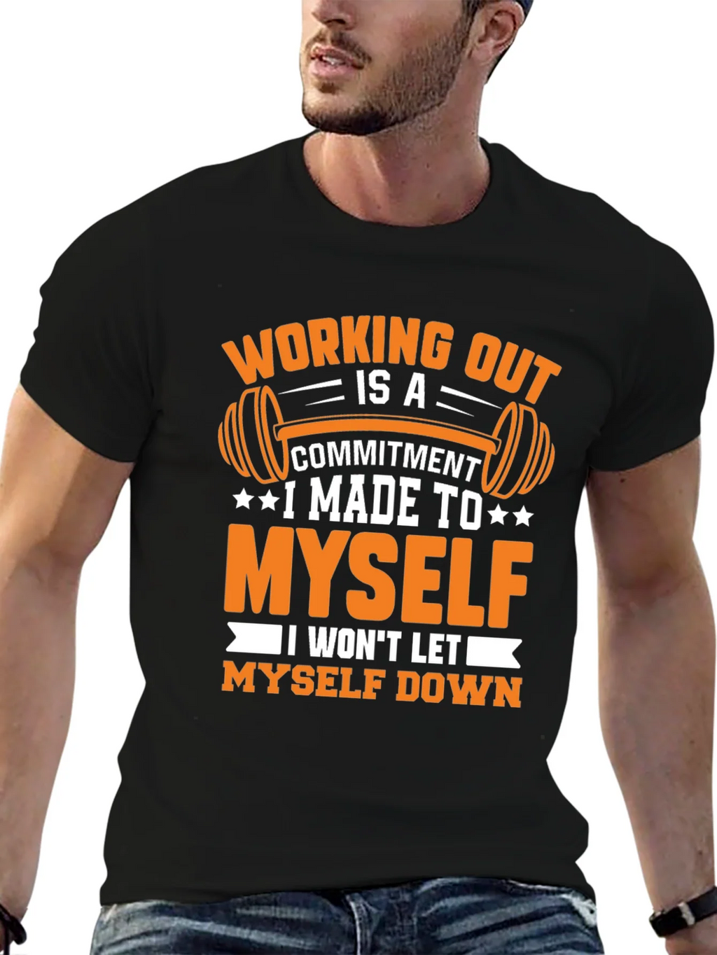 Workout Commitment Graphic T-Shirt product image 5
