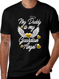 My Daddy is My Guardian Angel Graphic T-Shirt product image 1