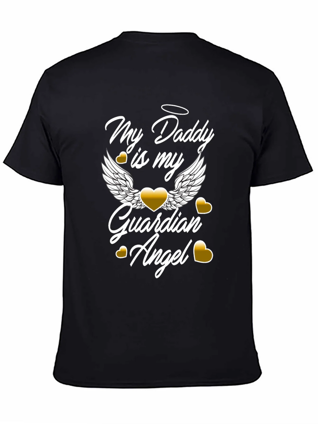 My Daddy is My Guardian Angel Graphic T-Shirt product image 4
