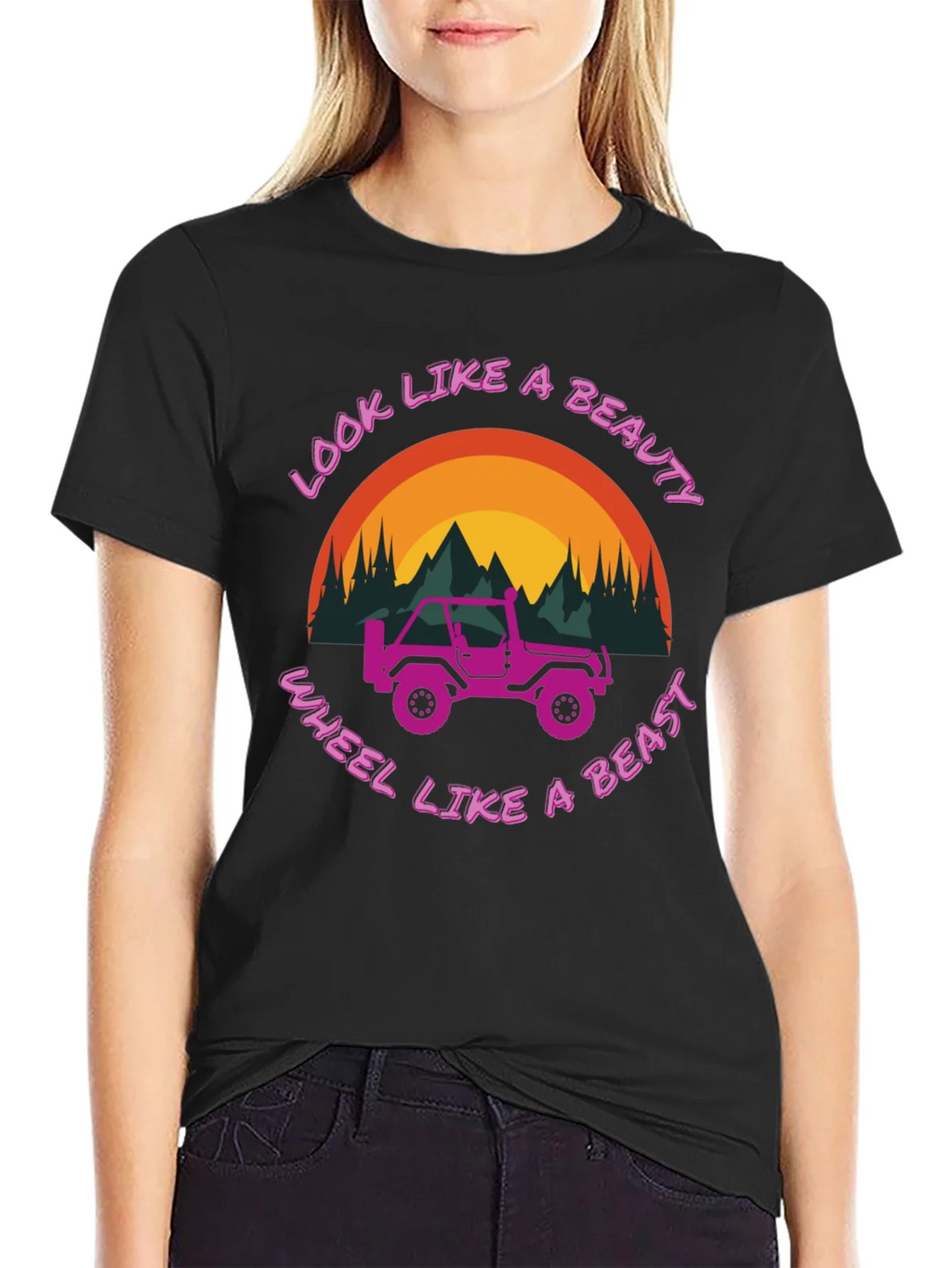 Look Like A Beauty Wheel A Beast T-Shirt product image 2
