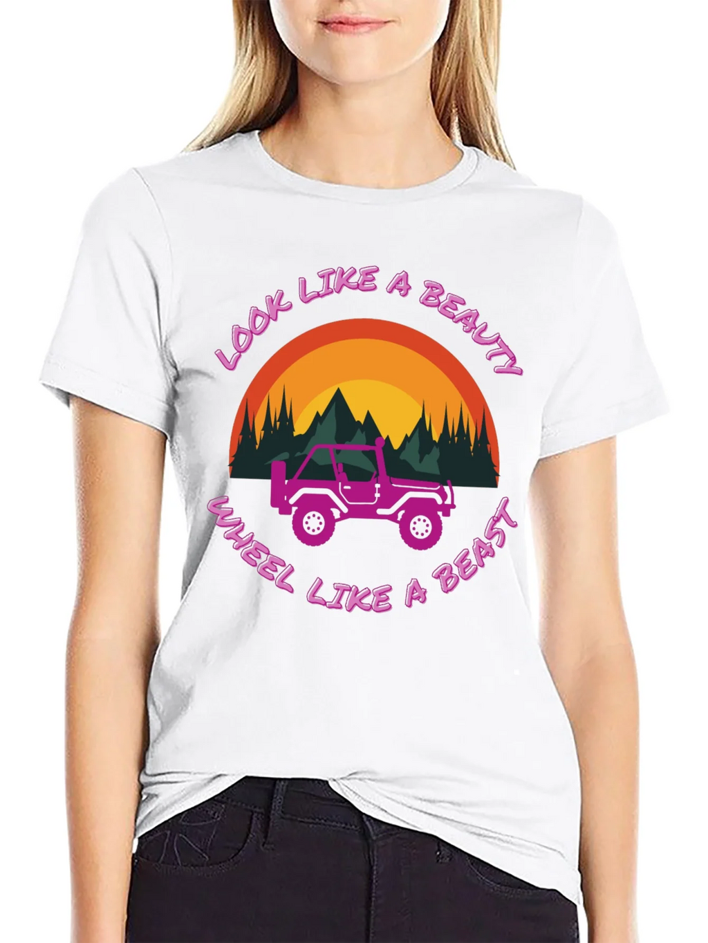Look Like A Beauty Wheel A Beast T-Shirt product image 8