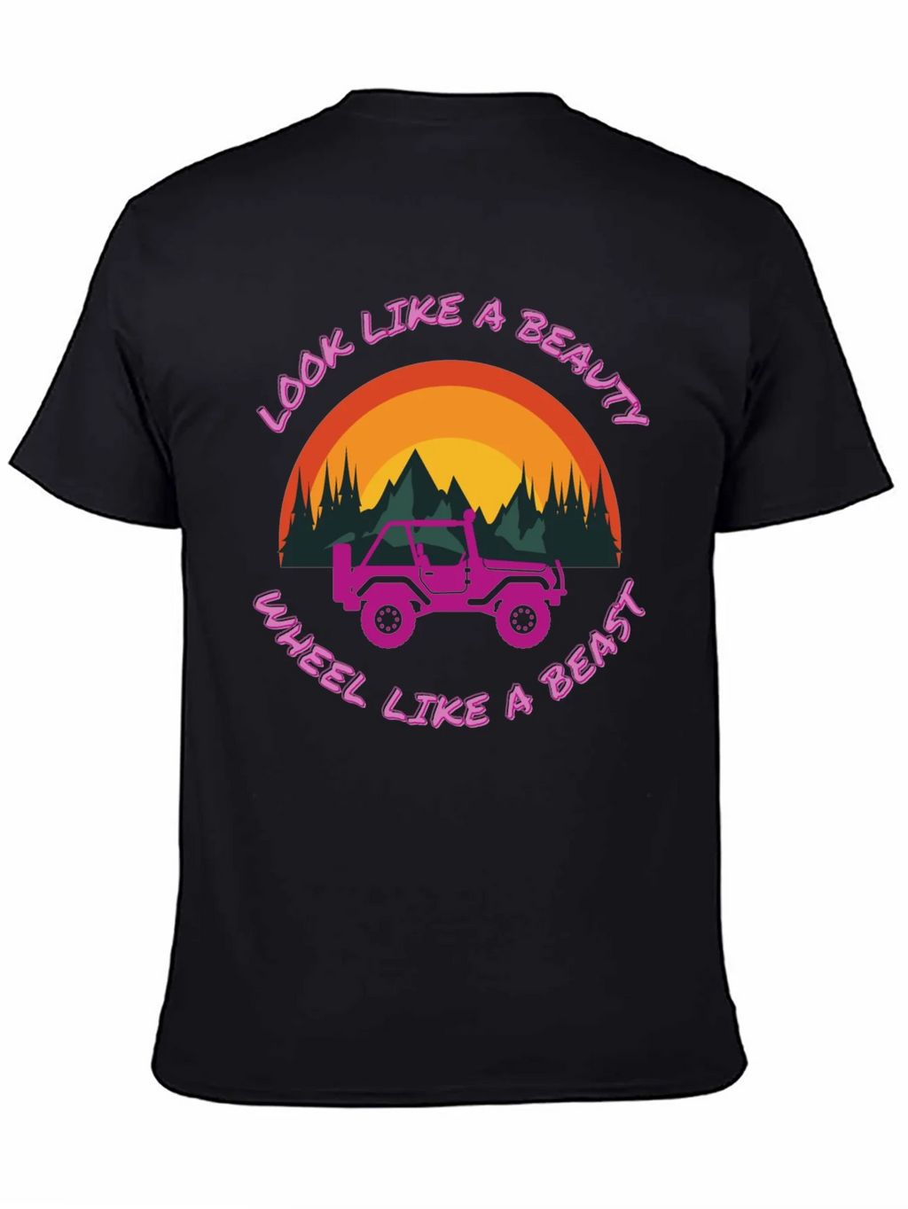 Look Like A Beauty Wheel A Beast T-Shirt product image 4