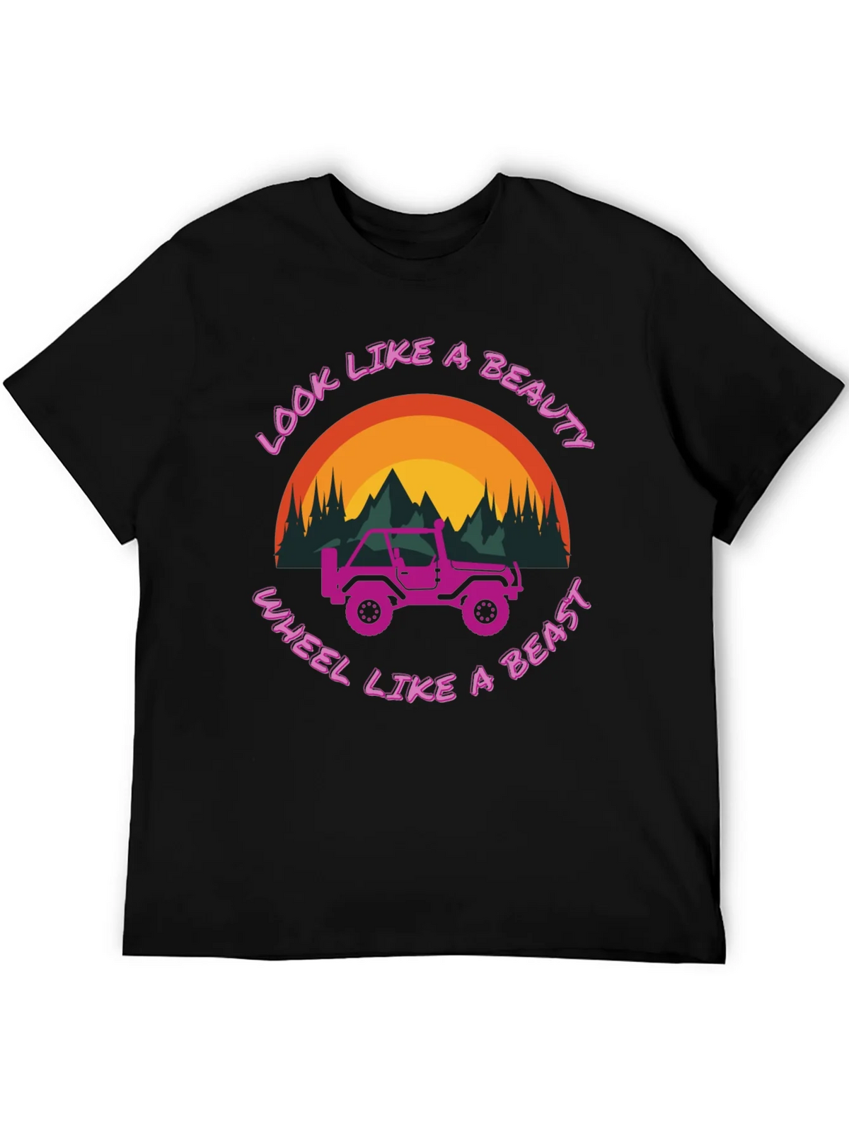 Look Like A Beauty Wheel A Beast T-Shirt product image 5