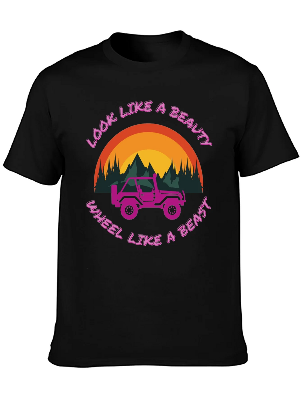 Look Like A Beauty Wheel A Beast T-Shirt product image 3